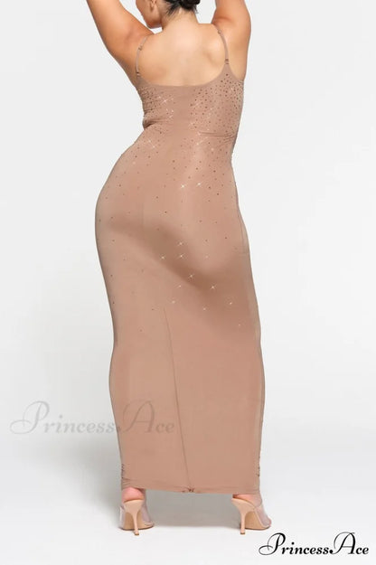 Jelly Sheer Stylish Cami Long Dress