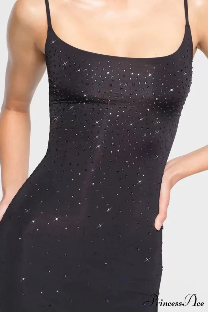 Jelly Sheer Stylish Cami Long Dress
