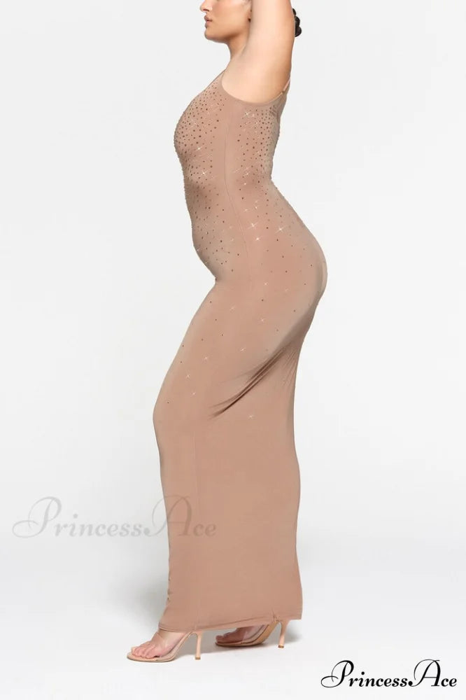 Jelly Sheer Stylish Cami Long Dress