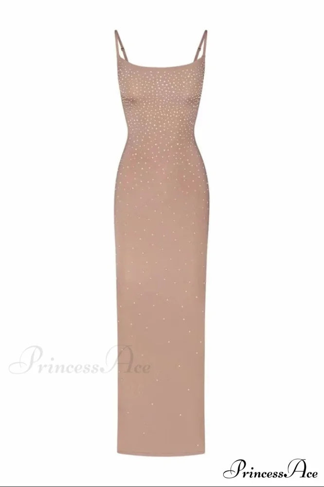 Jelly Sheer Stylish Cami Long Dress XS / Sienna