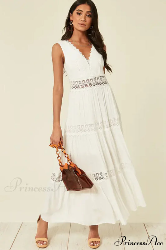 Jessica White Stylish Maxi Dress S