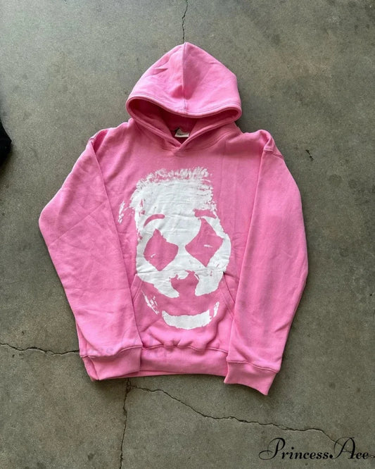 Jester Graphic Enormous Hoodie pink / S hoodies-241228