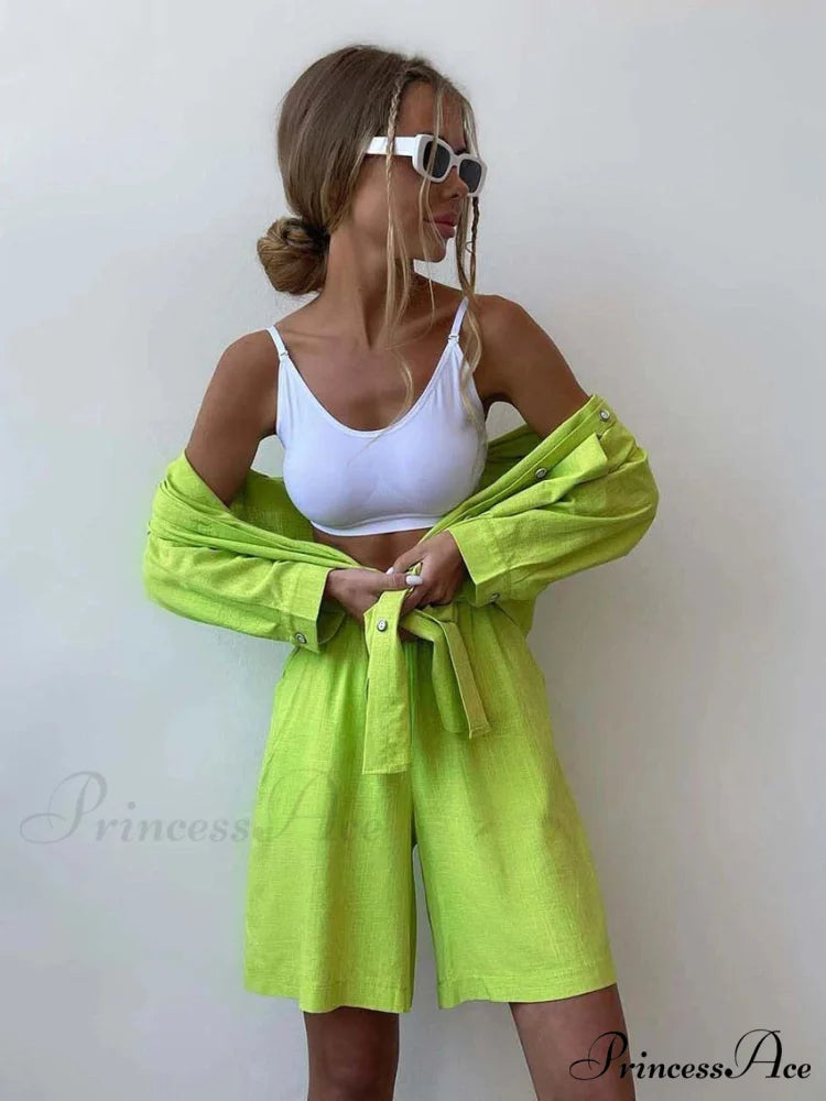 JOHANNE Elegant CO-ORD SET Blue / S