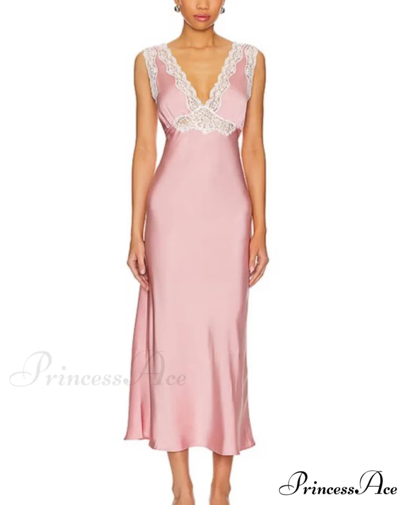 Jordan Midi Dress Charming in Baby Pink 4 Days / XS / Pink