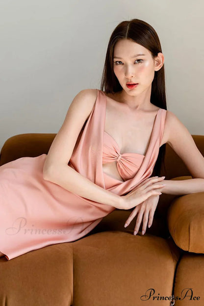 Julie Satin Stylish Slip Dress