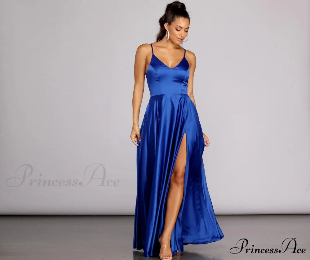 Juliet Formal Stylish High Slit Dress
