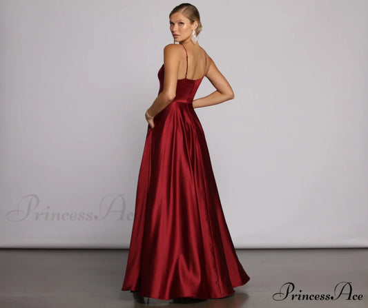 Juliet Formal Stylish High Slit Dress