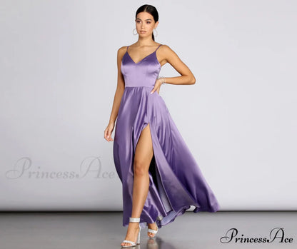 Juliet Formal Stylish High Slit Dress