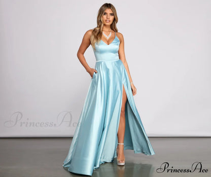 Juliet Formal Stylish High Slit Dress
