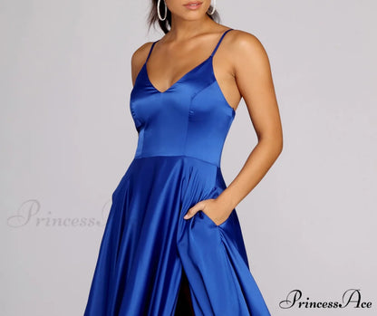 Juliet Formal Stylish High Slit Dress