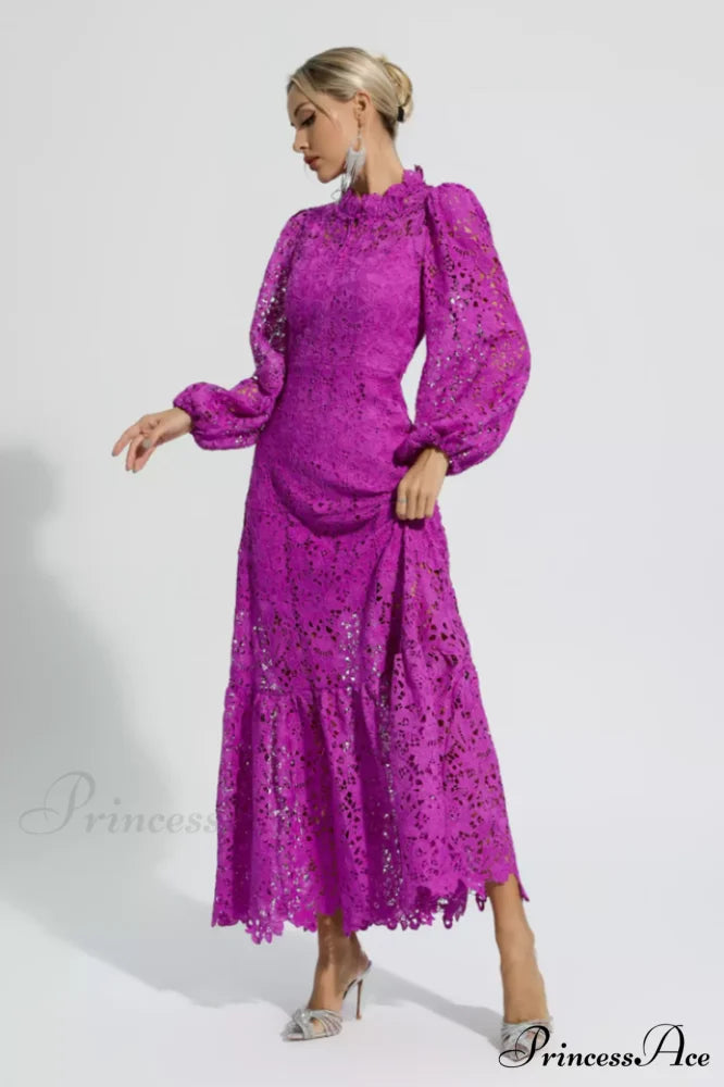 Julieta Cut Out Charming Long Sleeve Dress