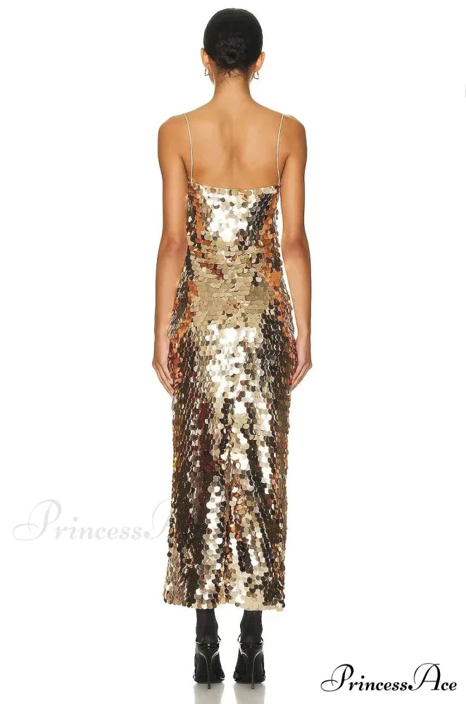 JUNIPER SEQUIN Stylish MAXI DRESS
