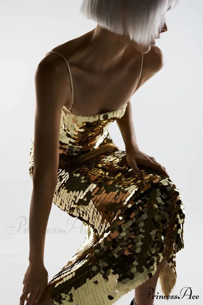 JUNIPER SEQUIN Stylish MAXI DRESS