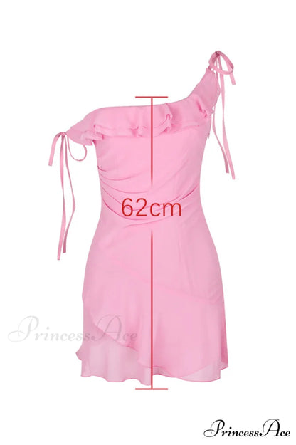 Kalena Candy Off Charming Shoulder Mini Dress