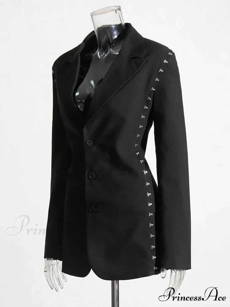 KATARIN Elegant BLAZER Black / S