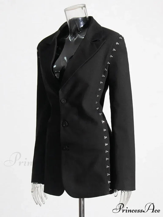 KATARIN Elegant BLAZER Black / S