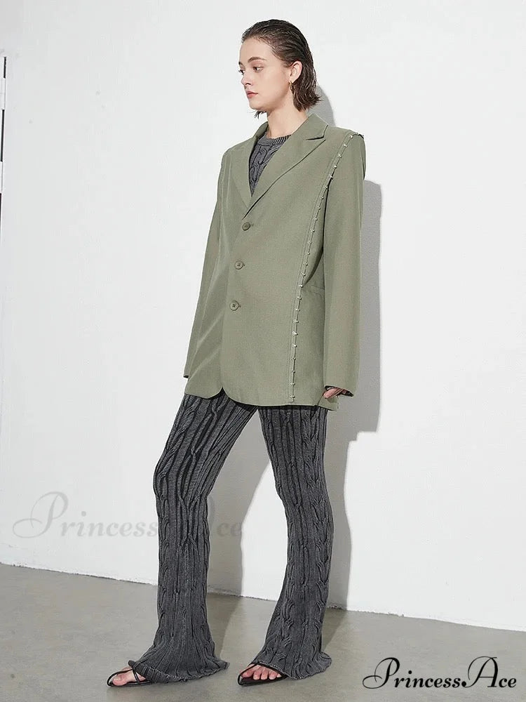 KATARIN Elegant BLAZER Green / S