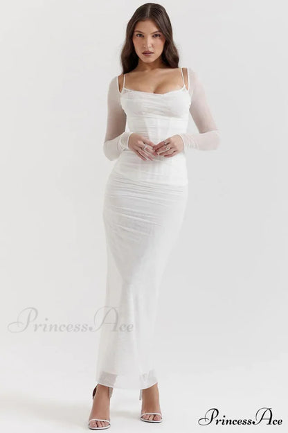 Katarina Black Stylish Maxi Dress