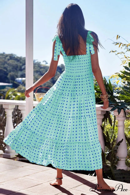Katie Smocked Stylish Maxi Dress