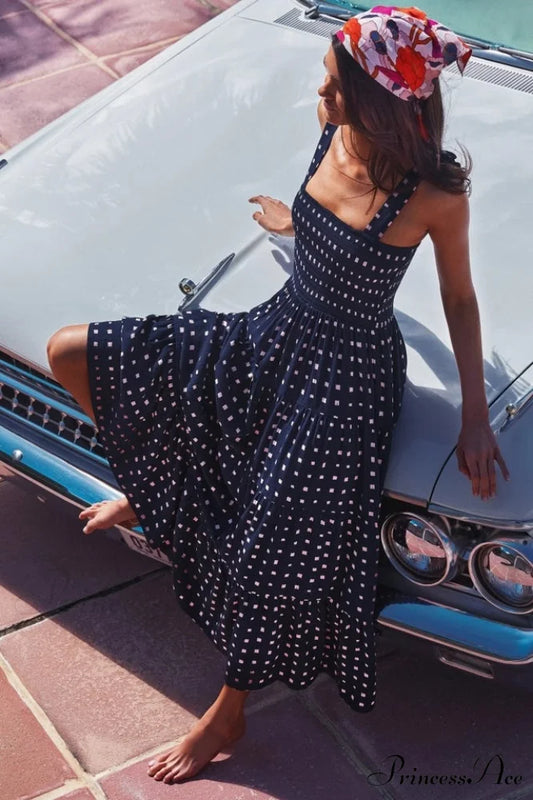 Katie Smocked Stylish Maxi Dress
