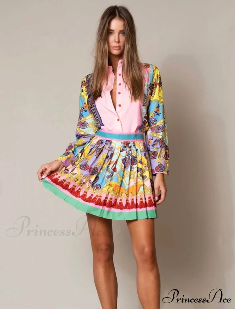 KERRY SHIRT AND SKIRT SET