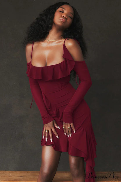 Kiki Ruffle Stylish Mini Dress