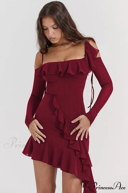 Kiki Ruffle Stylish Mini Dress