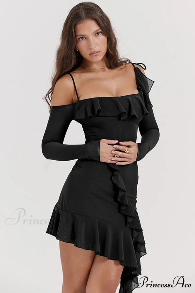 Kiki Ruffle Stylish Mini Dress