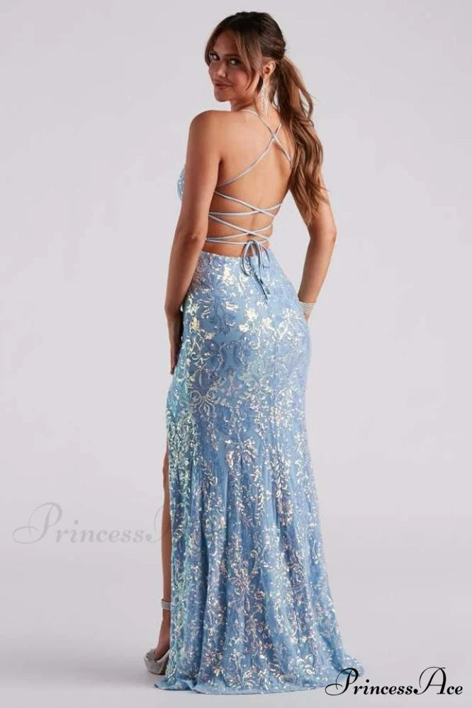 Kinsley Formal Stylish Sequin Mermaid Dress – The PrincessAce
