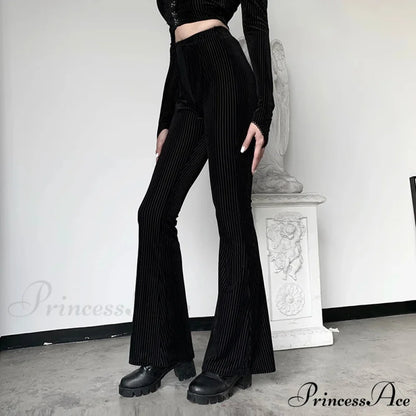 Knit Denim Three Pocket Casual Cargo Women’s Wear Waist Pants