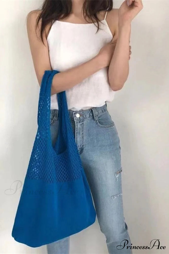 Knit Design Stylish Shoulder Bag