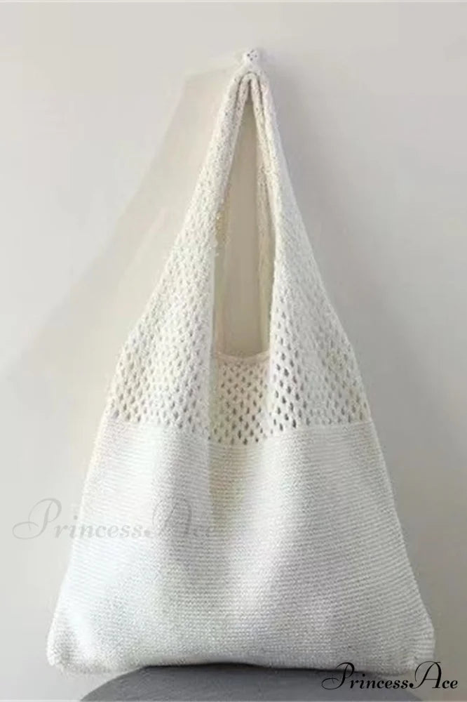Knit Design Stylish Shoulder Bag Free Size / 1#