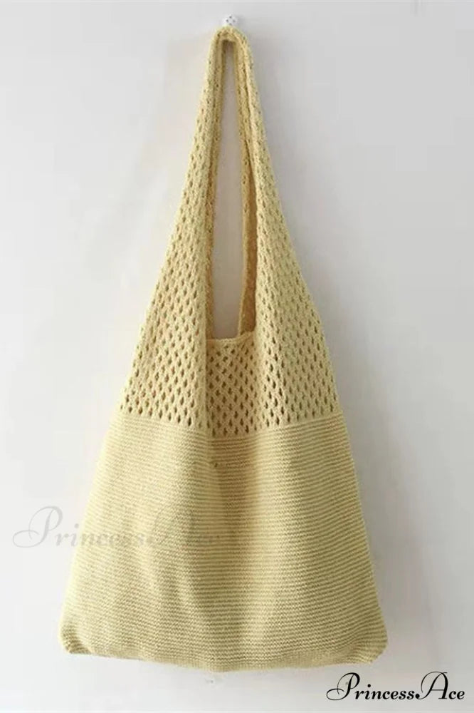 Knit Design Stylish Shoulder Bag Free Size / 3#