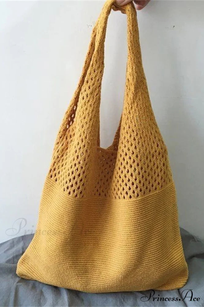 Knit Design Stylish Shoulder Bag Free Size / 6#