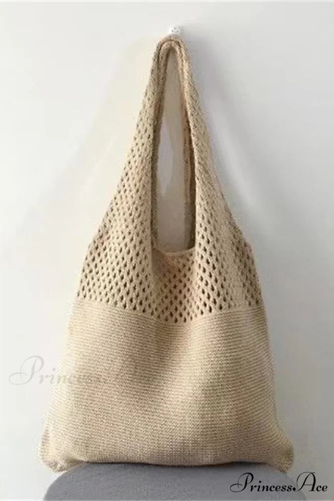 Knit Design Stylish Shoulder Bag Free Size / 7#