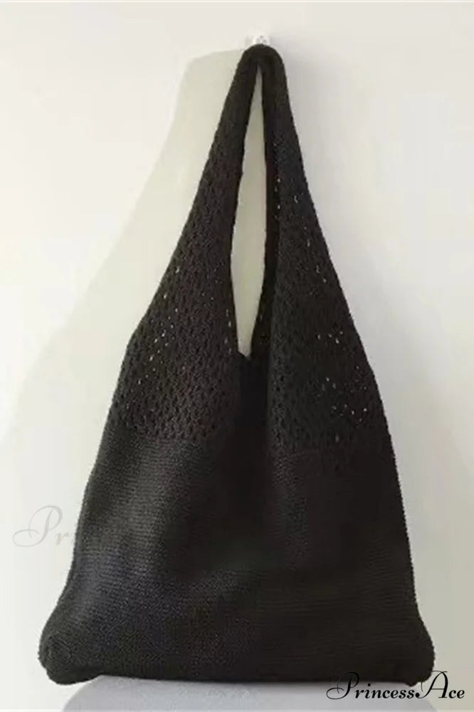 Knit Design Stylish Shoulder Bag Free Size / 9#
