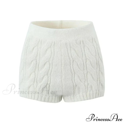 Knit Diamond Pink Cardigan Beige4 / S