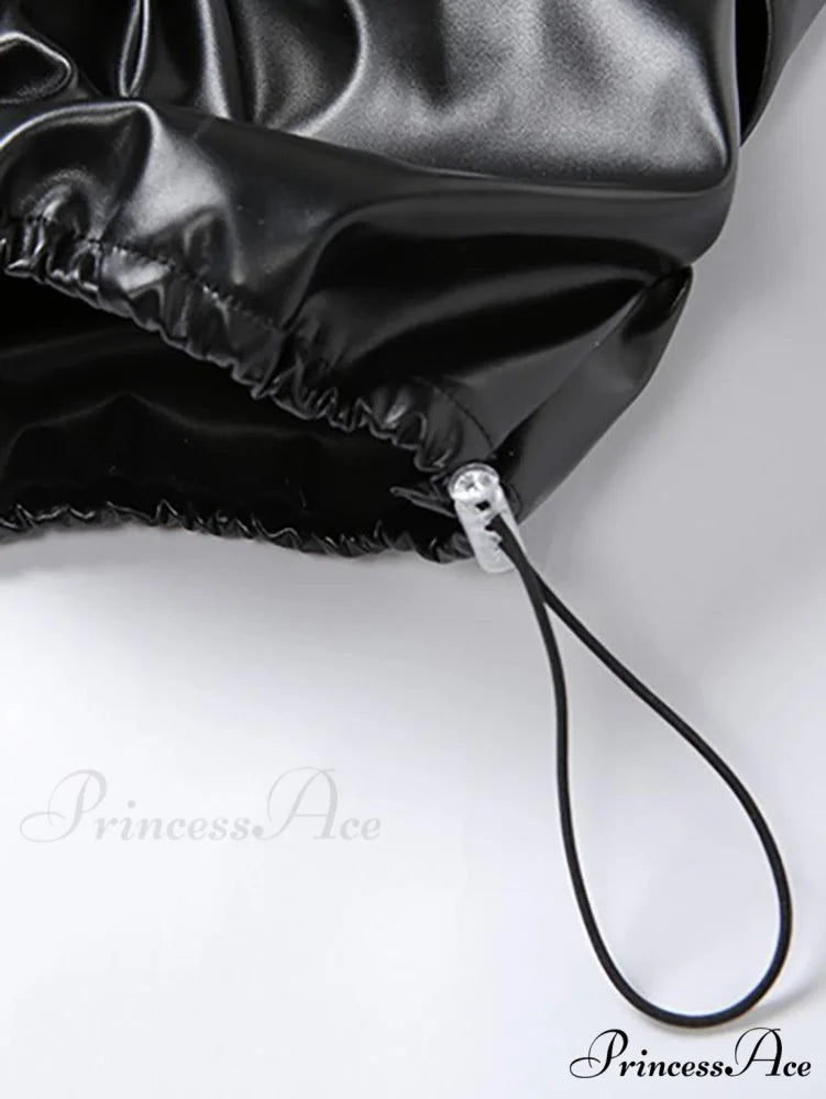 Knitted Lace Puff Trendy Sleeve Patchwork Top