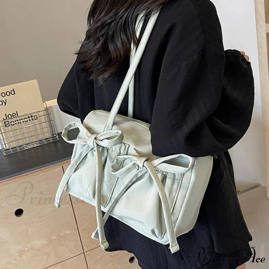 Korean Arch Nylon Collapsible Shoulder Bag shoulder-250126