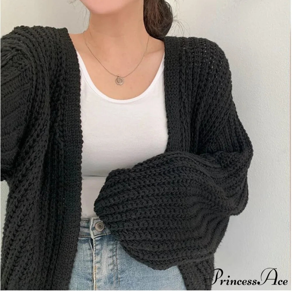 Korean Chic Autumn Lazy Style Cardigan