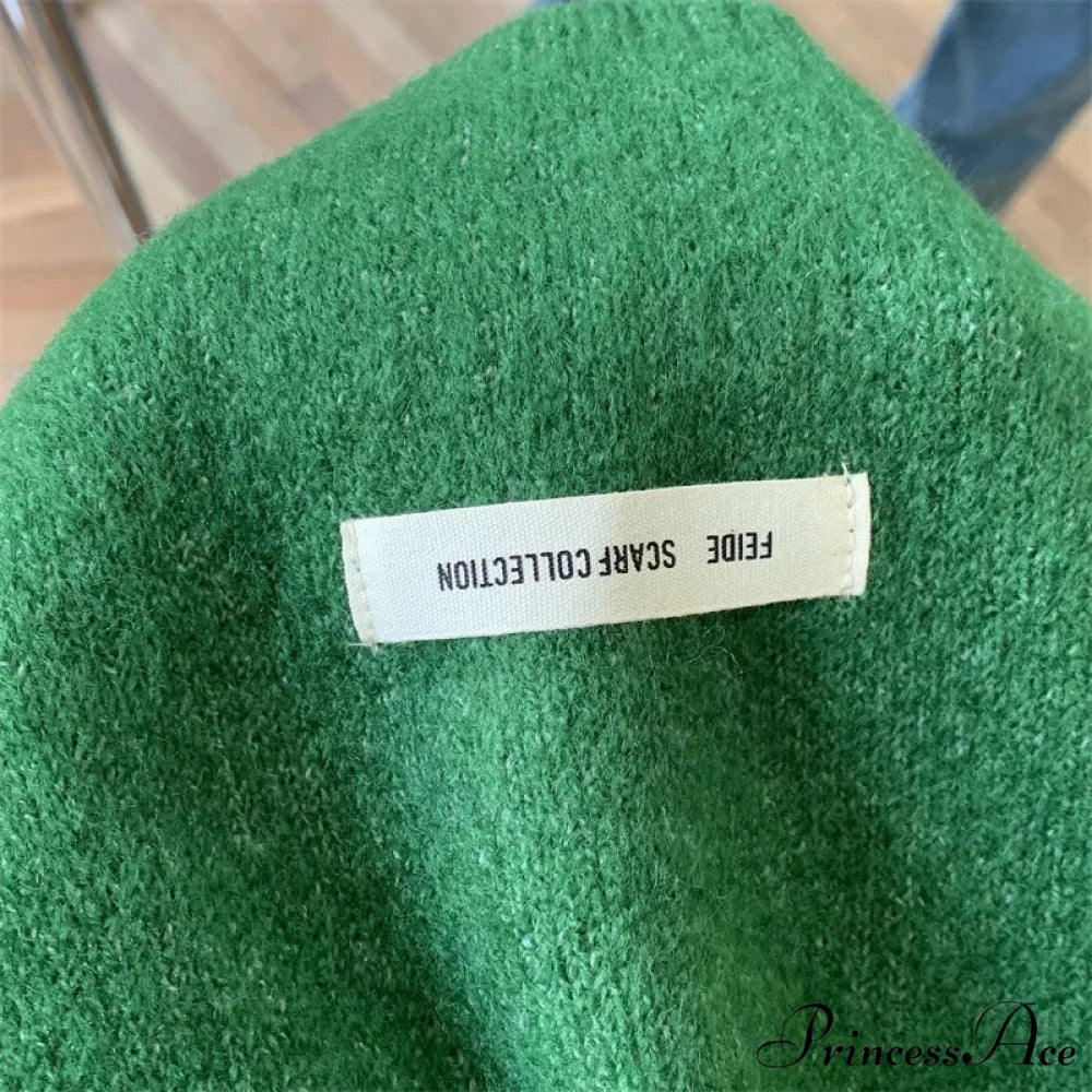 Korean Fashion Winter Wool Striped Scarf scarf-241228