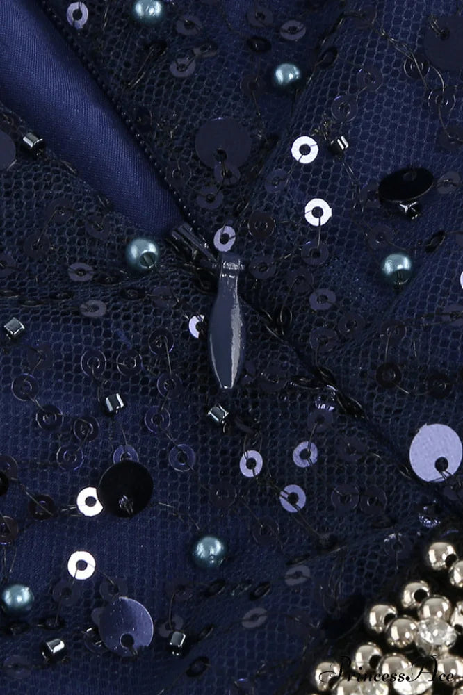 Kuka Strapless Stylish Sequin Mini Dress