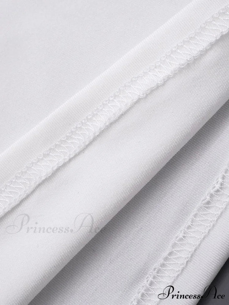 Lace Corset Graceful White Tops