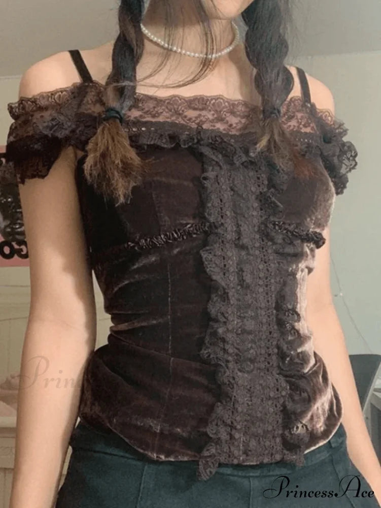 Lace O Neck Trendy Irregular Maxi Dress