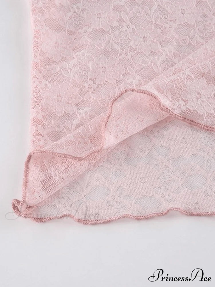 Lace Patchwork Graceful Butterfly Print Dress