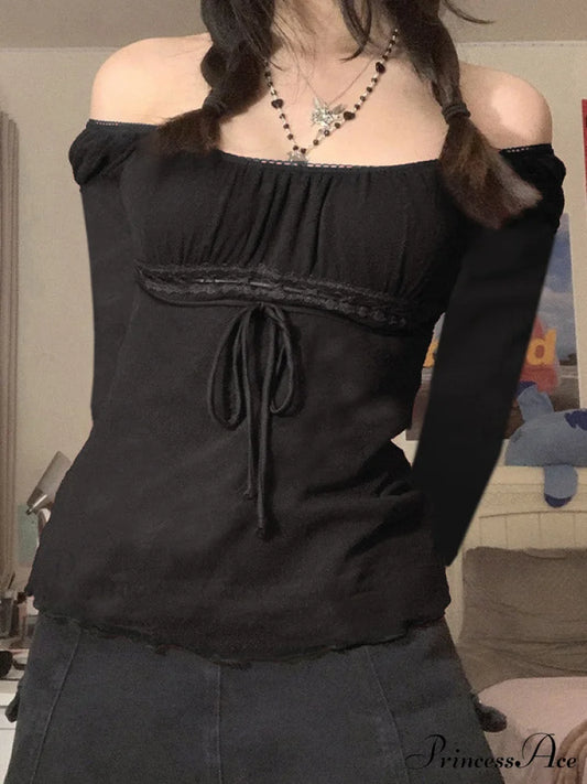 Lace Trim Graceful Strapless Corset Top