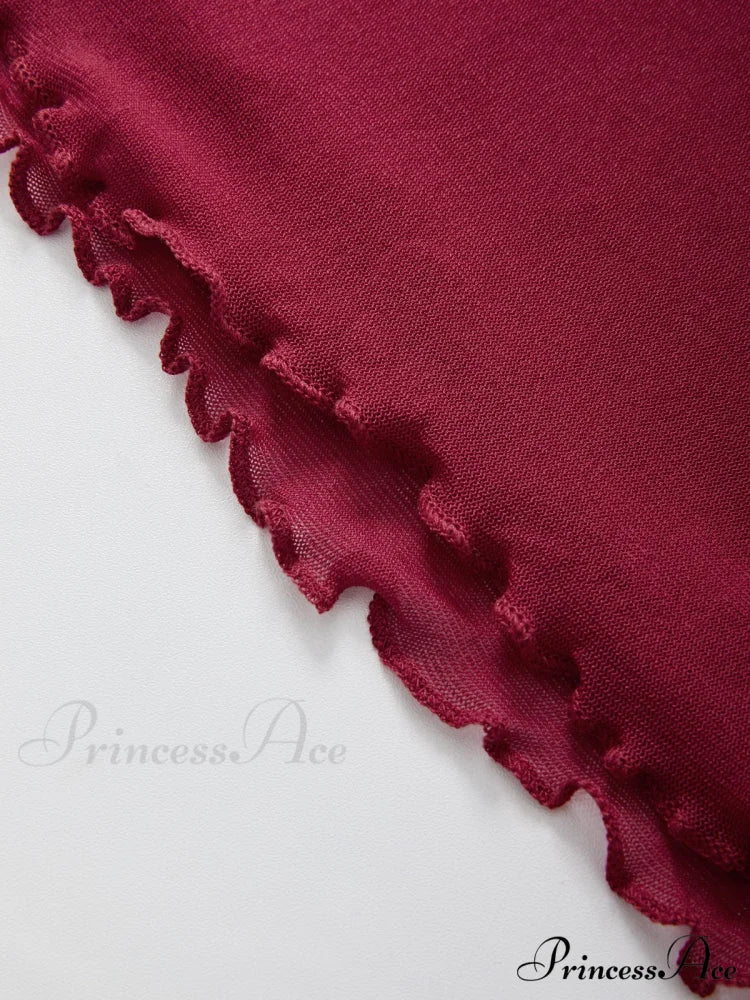 Lace Trim Graceful Strapless Corset Top