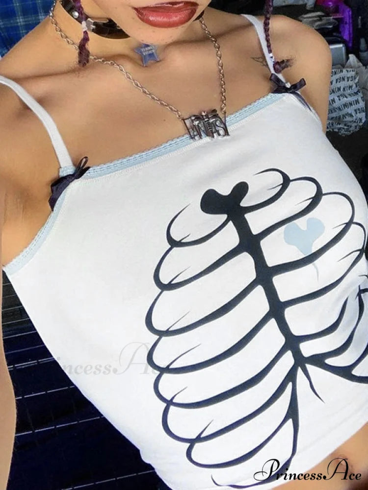 Lace Trim Ruffle Trendy Crop Tank Top