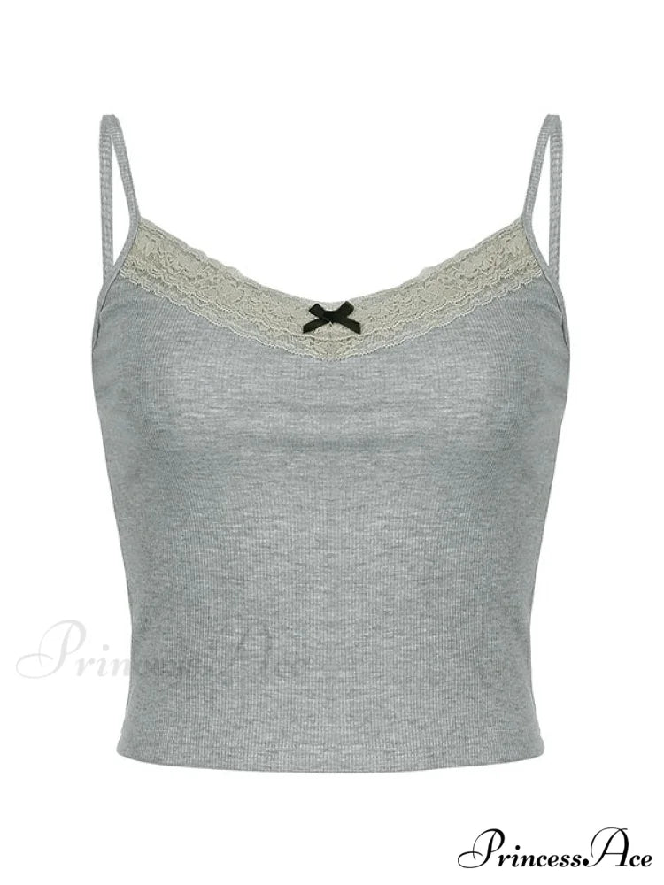 Lace Trim White Trendy Ribbed Knit Top