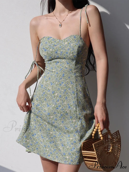 Lace Up Graceful Floral Corset Top